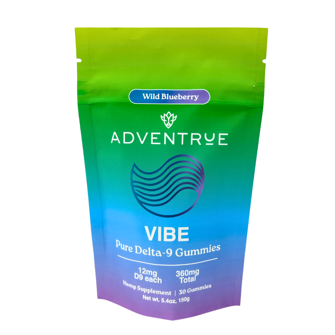 Vibe Delta-9 THC 12mg Gummies - Wild Blueberry