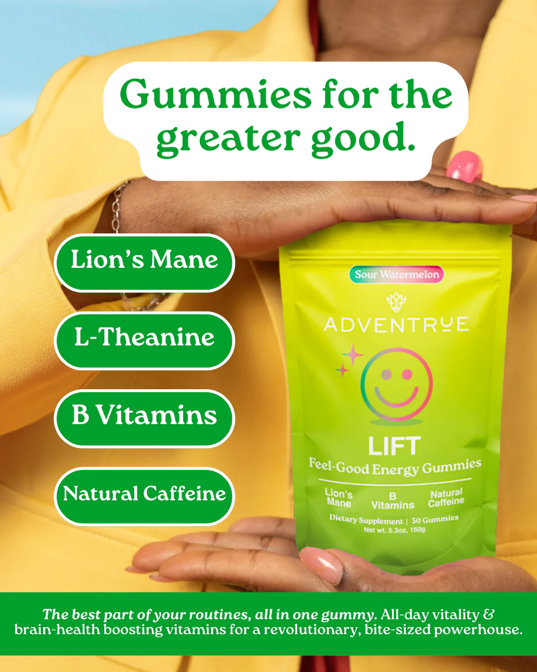 Lift Gummies 10-pack | Sour Watermelon