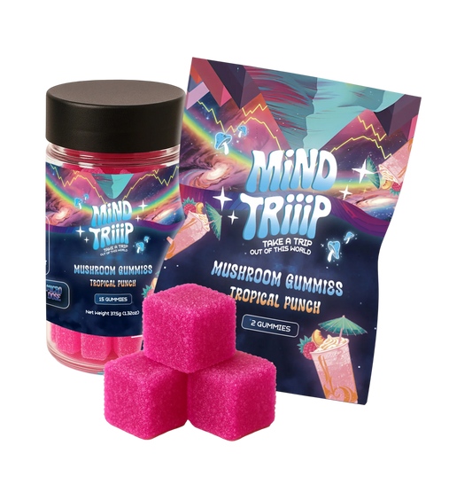 Mind Trip Mushroom Gummies – Tropical Punch