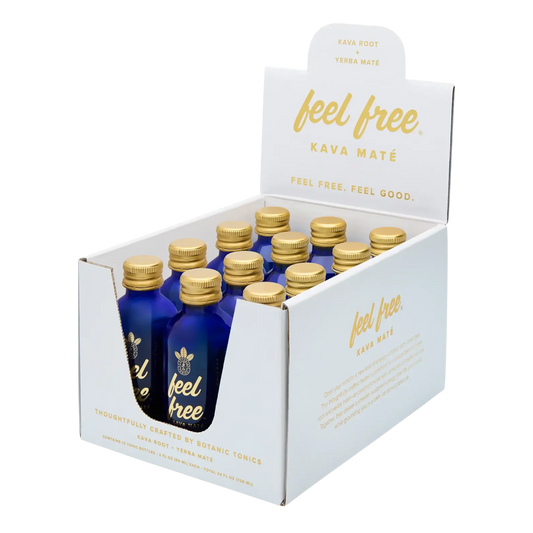 feel free Kava Maté tonic 2-Oz Bottle 12-Pack