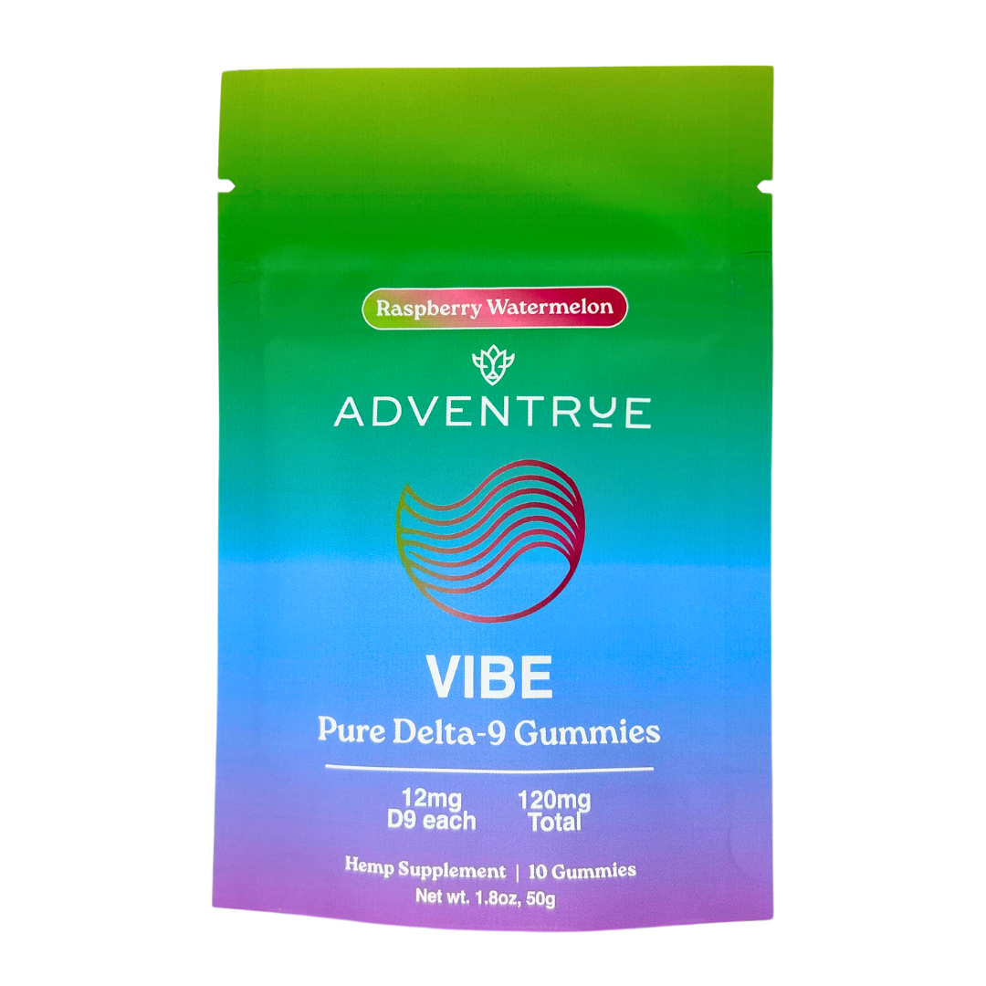 Vibe Delta-9 THC 12mg Gummies - Raspberry Watermelon